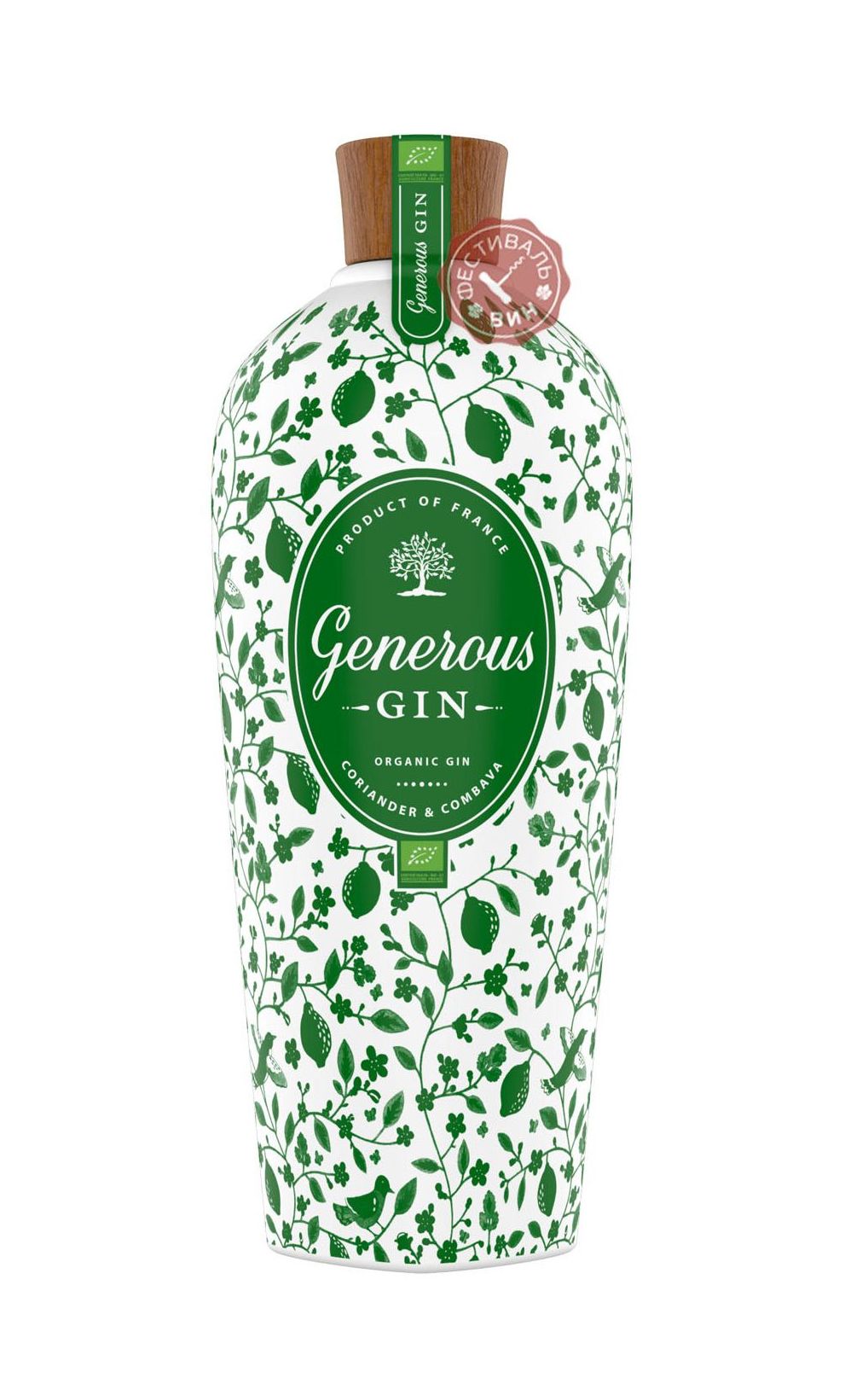 Джин Generous Organic, 0.7 л