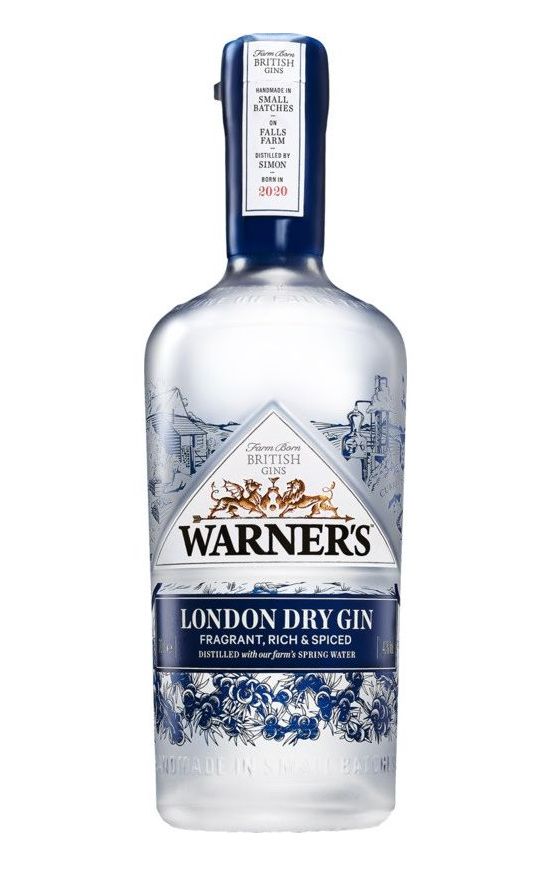 Джин Warner's London Dry Gin, 0.7 л