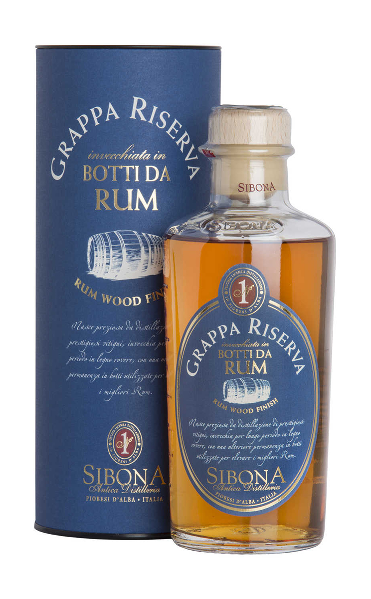 Граппа Sibona Riserva Rum Wood Finish, 0.5 л