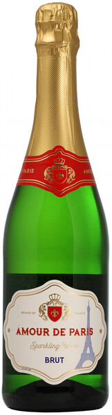 Игристое вино Amour de Paris Brut, 0,75 л