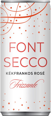 Игристое вино Font Secco Kekfrankos Rose Frizzante, 2020, in can, 0,25 л