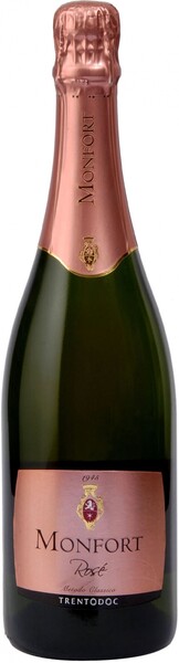 Игристое вино Monfort Brut Rose розовое, сухое, 750 мл