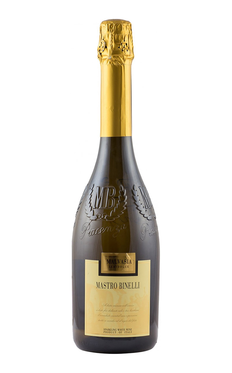 Игристое вино полусладкое белое Mastro Binelli Malvasia, Италия, 1.5 л