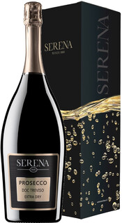 Игристое вино Serena 1881 Prosecco Treviso DOC Extra Dry, gift box, 1,5 л