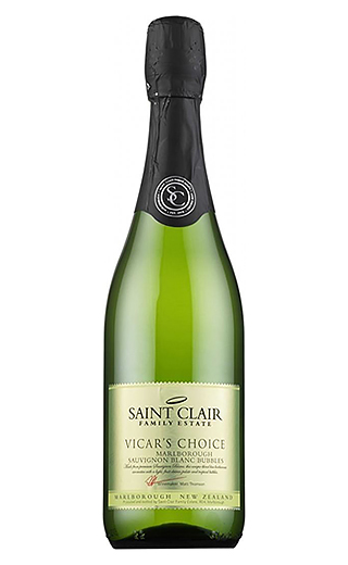 Игристое вино сухое белое Saint Clair Vicar’s Choice Sauvignon Blanc Bubbles, 0.75 л