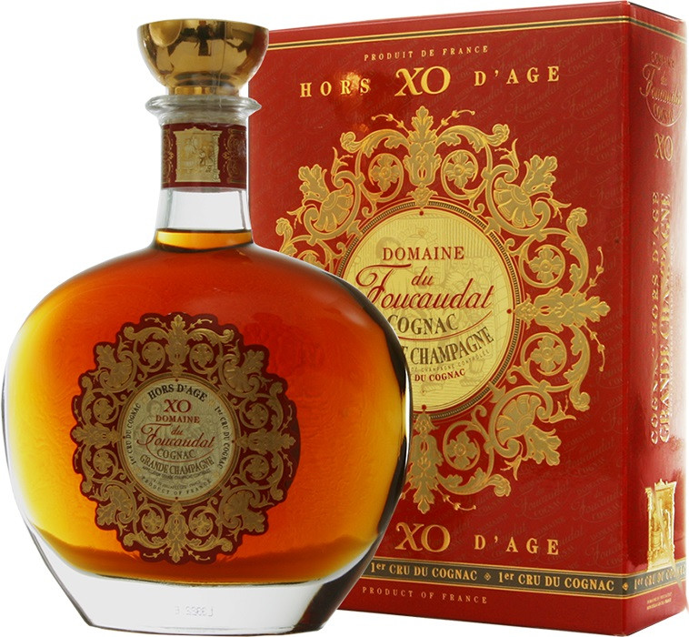 Коньяк Domaine du Foucaudat XO Hors d'Age, in decanter, gift box