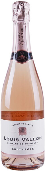 Креман Louis Vallon Cremant de Bordeaux Brut Rose розовое, сухое, 750 мл