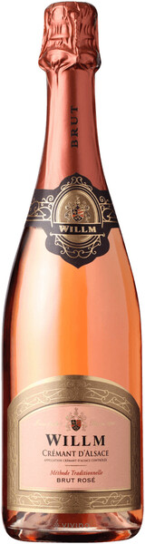 Креман Willm Cremant d'Alsace Brut Rose розовое, сухое, 750 мл