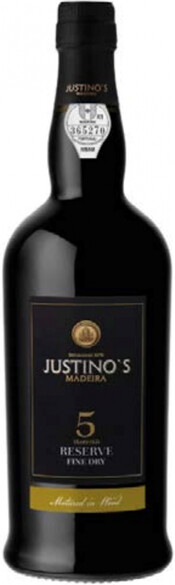 Мадера Justino'S Madeira Wines Reserve Fine Dry 5 Years Old красное, сухое, 750 мл