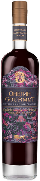 Настойка Онегин Gourmet Черная Смородина, Ежевика и Асаи 20% 0,2 л