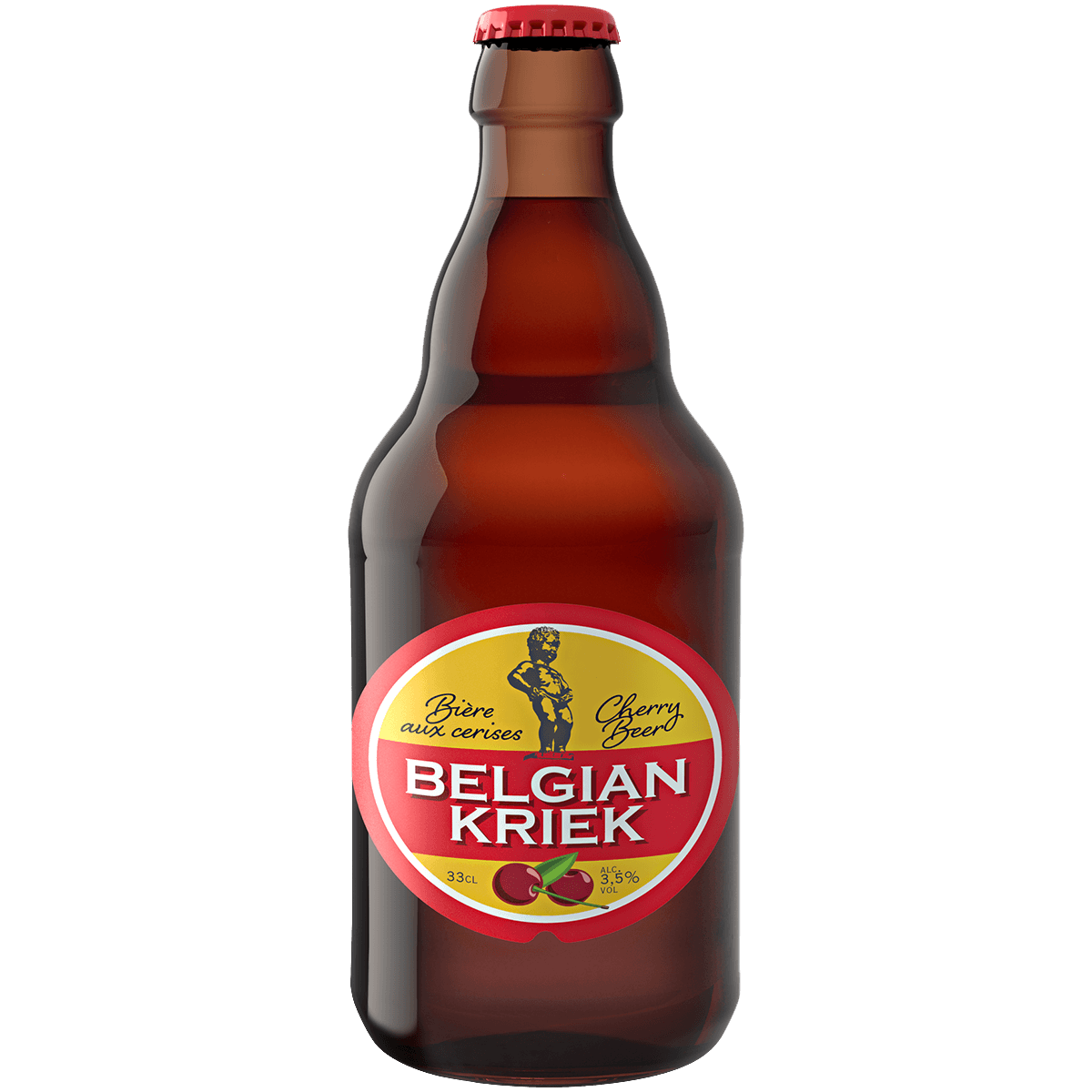 Пивной напиток Belgian Kriek светлый 0,33 л