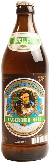 Пиво Augustiner Lagerbier Hell 5,2% 0,5 л