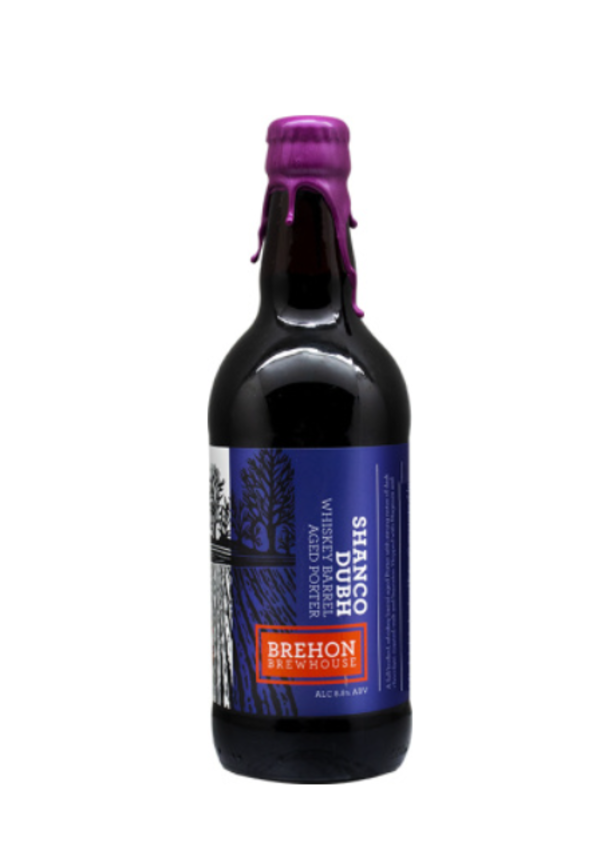 Пиво Brehon Shanco Dubh Porter Whiskey BA 0,5 л