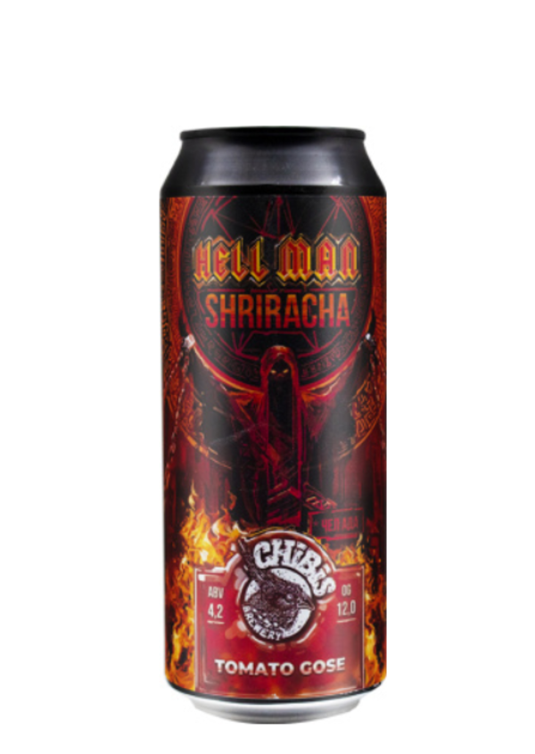 Пиво Chibis Hell Man Shriracha ж/б 0,5 л