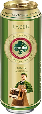 Пиво Eichbaum Lager ж/б 4,2% 0,5 л