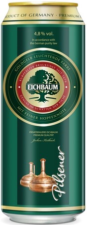 Пиво Eichbaum Pilsener ж/б 4,8% 0,5 л