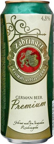 Пиво Eichbaum Zahringer Premium ж/б 4,8% 0,5 л