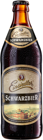 Пиво Einsiedler Schwarzbier 5% 0,5 л