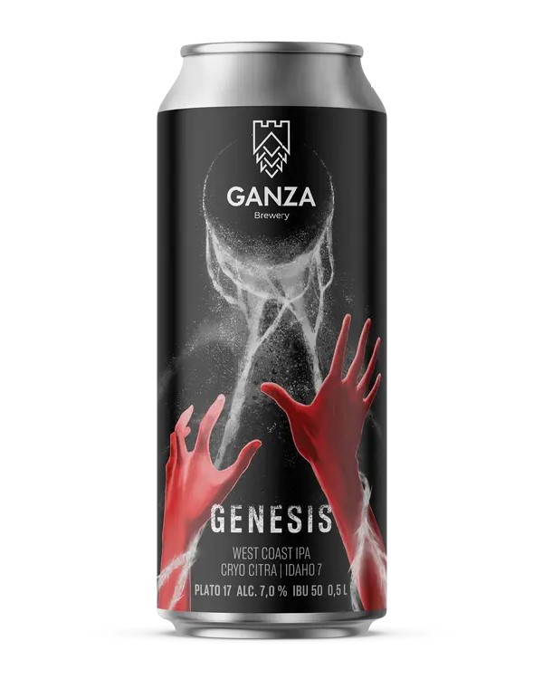 Пиво Ganza Genesis IPA светлое 0,5 л