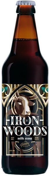 Пиво Gletcher Iron Woods Milk Stout 5,5% 0,5 л