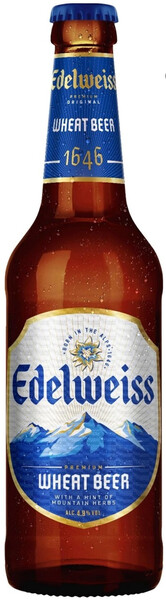 Пиво Heineken Edelweiss Wheat Beer (Russia) 4,9% 0,45 л