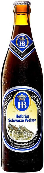 Пиво Hofbrau Schwarze Weisse 5,1% 0,5 л