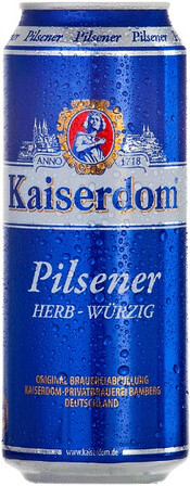 Пиво Kaiserdom Pilsener Premium ж/б 4,7% 0,5 л