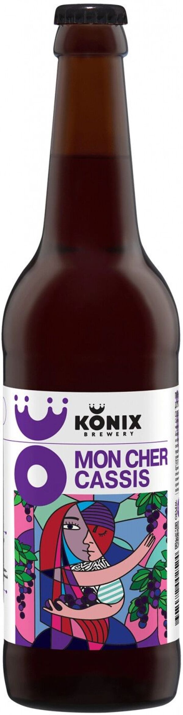 Пиво Konix Mon Cher Cassis 0,45 л