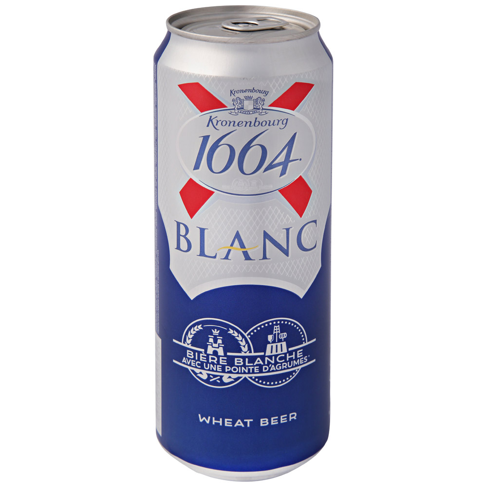 Пиво Kronenbourg 1664 Blanc светлое 0,45 л ж/б