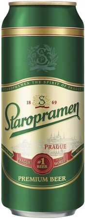 Пиво Molson Coors Staropramen Premium ж/б 5% 0,5 л