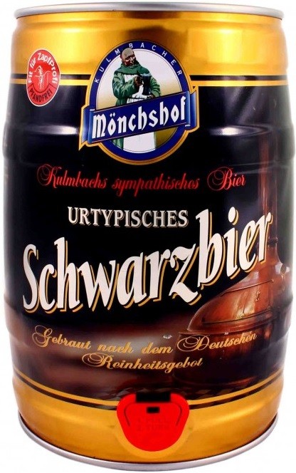 Пиво Monchshof Schwarzbier mini keg 5 л