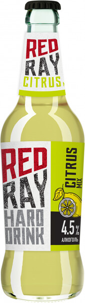 Пиво Очаково Hard Drink Red Ray Citrus Mix 4,5% 0,45 л