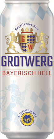 Пиво Oettingen Grotwerg Bayerisch Hell ж/б 4,7% 0,5 л