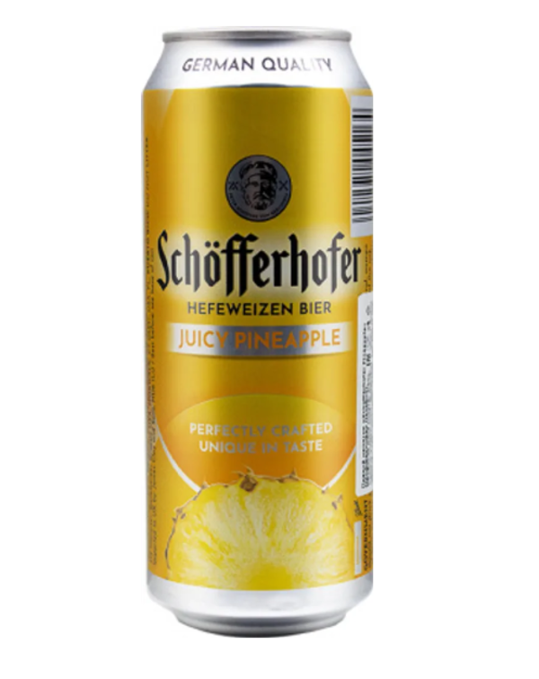 Пиво Schofferhofer Juicy Pineapple ж/б 0,5 л