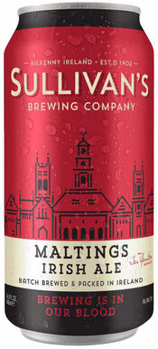 Пиво Sullivan's Maltings Irish Ale ж/б 5% 0,44 л