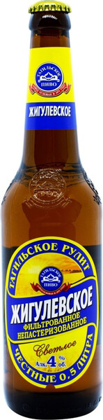 Пиво Tagilskoe pivo Tagilskoe Zhigulevskoe 4% 0,5 л