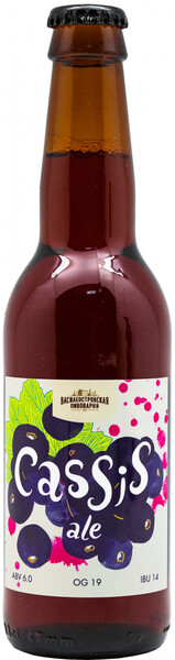 Пиво Василеостровское Cassis Ale 6% 0,33 л