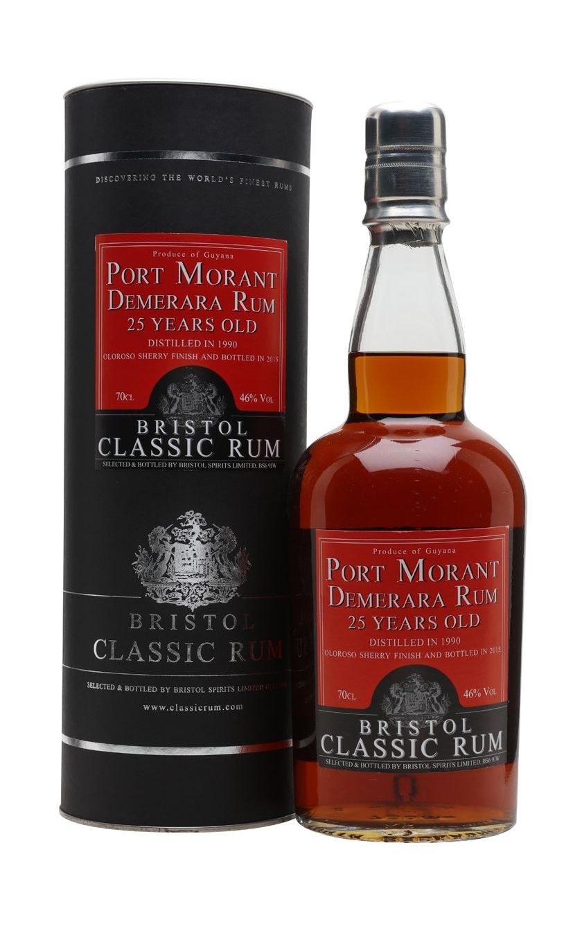 Ром Bristol Classic Rum Port Morant 25 Years Old 1990, 0.7 л