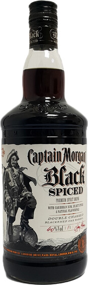 Ром Diageo Captain Morgan Black Spiced 40% 1000 мл