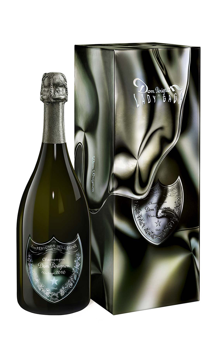 Шампанское экстра брют белое Dom Perignon Vintage 2010 Lady Gaga, Франция, 0.75 л