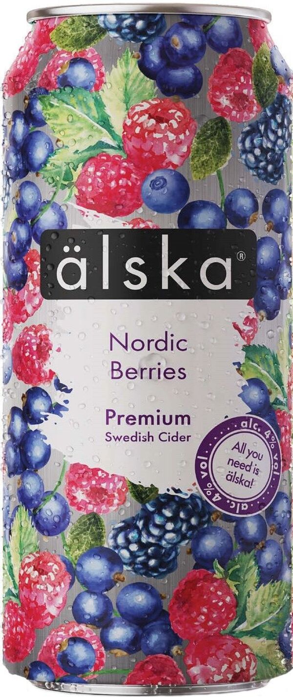 Сидр Alska Nordic Berries ж/б 0,44 л