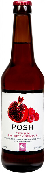 Сидр Fonte Posh Raspberry-Granate Mead 5,5% 0,45 л