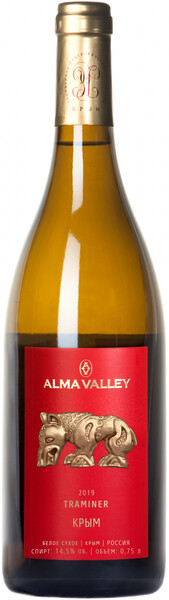 Вино Alma Valley Ex Cellar Traminer белое, сухое, 750 мл