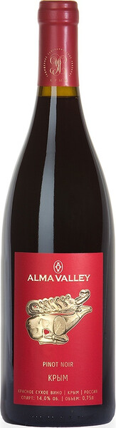 Вино Alma Valley Pinot Noir красное, сухое, 750 мл