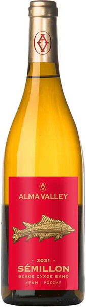 Вино Alma Valley Semillon белое, сухое, 750 мл