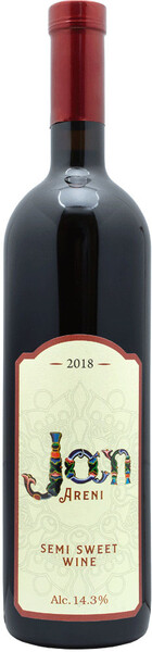 Вино Armavir Vineyards Jan красное, полусладкое, 750 мл