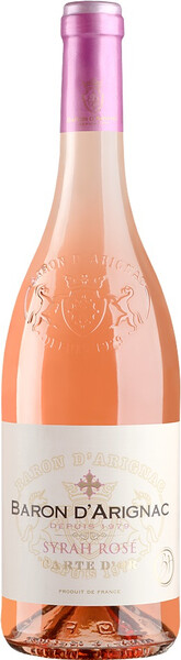 Вино Baron d'Arignac Syrah Rose, 0,75 л