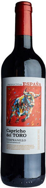 Вино Capricho del Toro Tempranillo Semidulce, 0,75 л