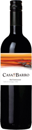 Вино Casa de Barro Red Semisweet, Valle de Colchagua DO, 0,75 л