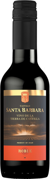 Вино Castillo Santa Barbara Roble Tierra de Castilla красное, сухое, 187 мл